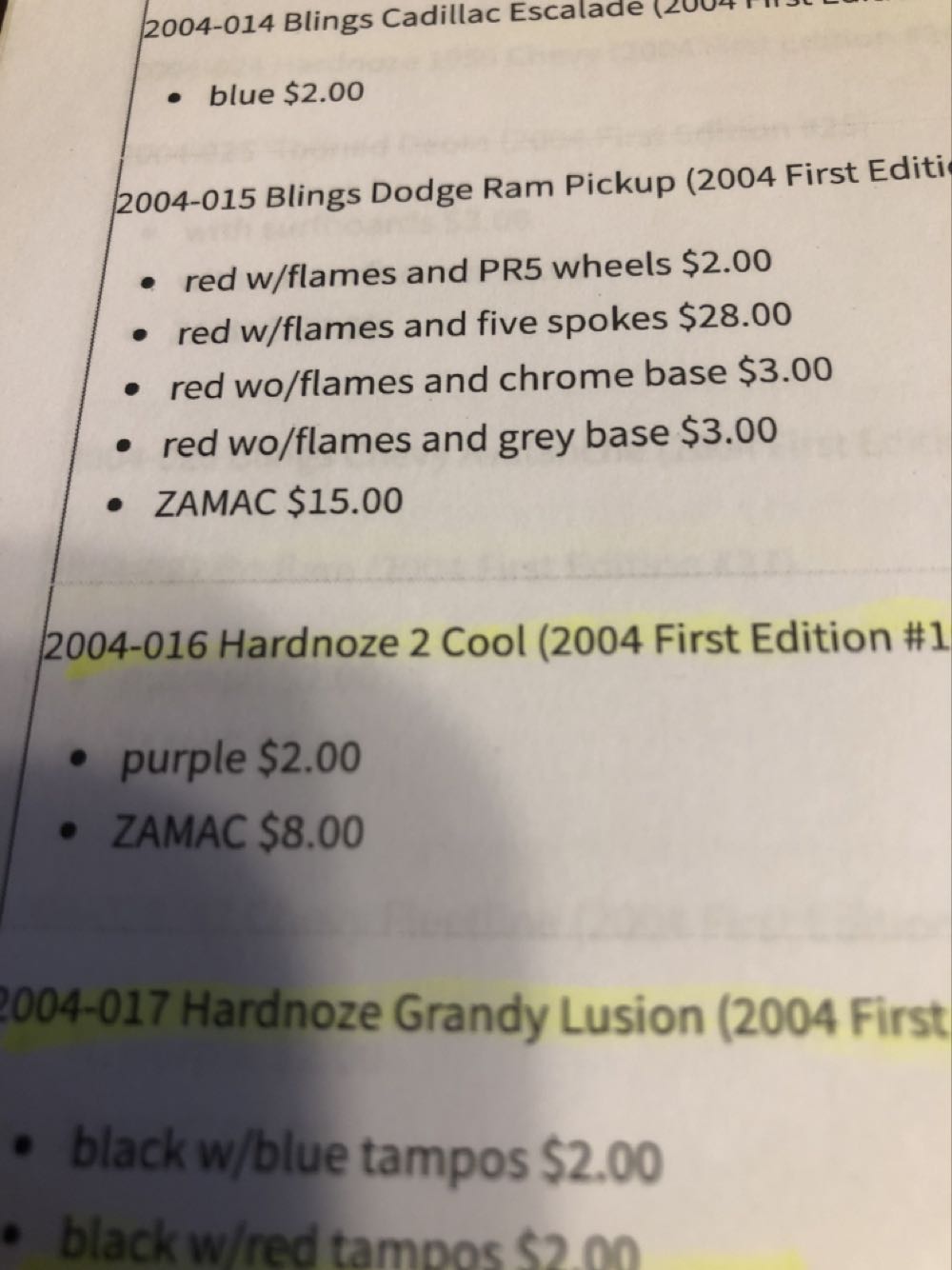 Hardnoze 2 Cool - 2004 First Editions toy car collectible - Main Image 3