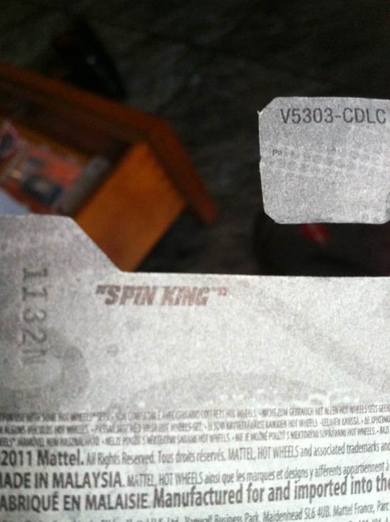 Spin King - 2012 New Models toy car collectible - Main Image 2