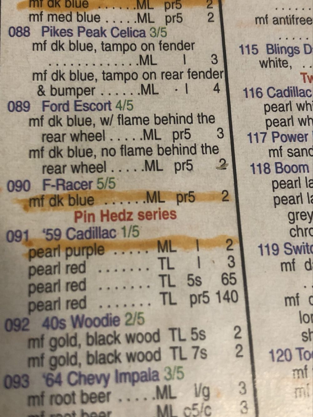 Custom ‘59 Cadillac - 2005 - HW Pin Hedz toy car collectible - Main Image 3