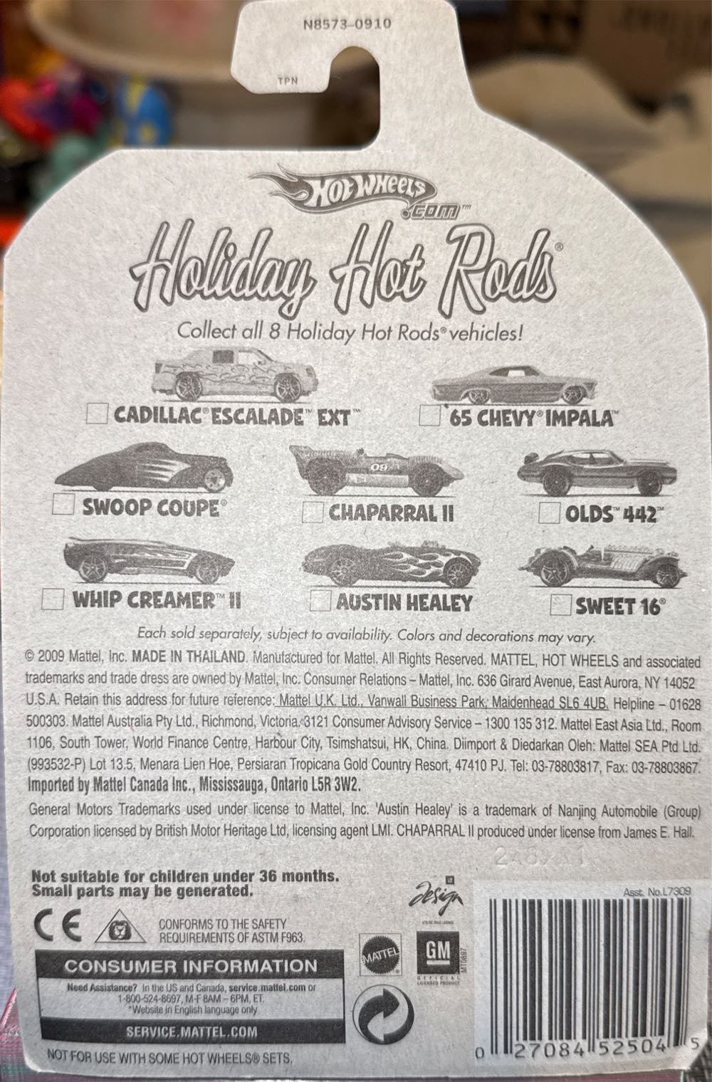 Cadillac Escalade - Holiday Hot Rods ’10 toy car collectible - Main Image 2