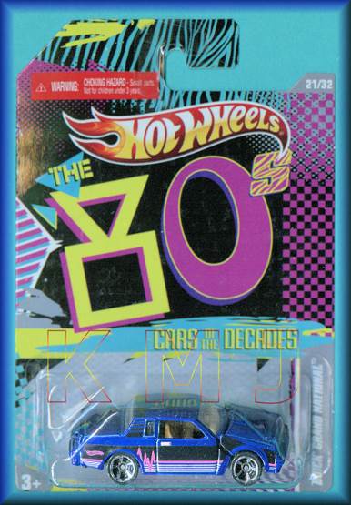 Buick Grand National - Cars Of The Decades 80’s toy car collectible - Main Image 1