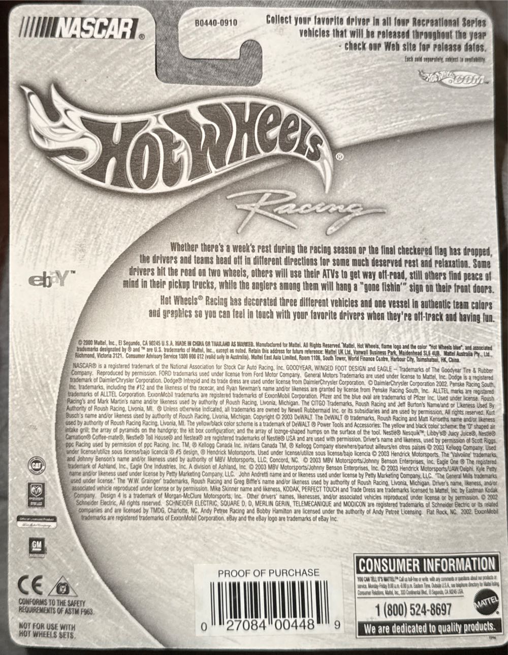 Custom ’69 Chevy - Hotwheels Racing toy car collectible - Main Image 3