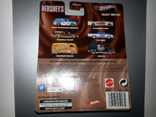 70 Chevelle Delivery - Pop Culture - Hershey’s toy car collectible - Main Image 2