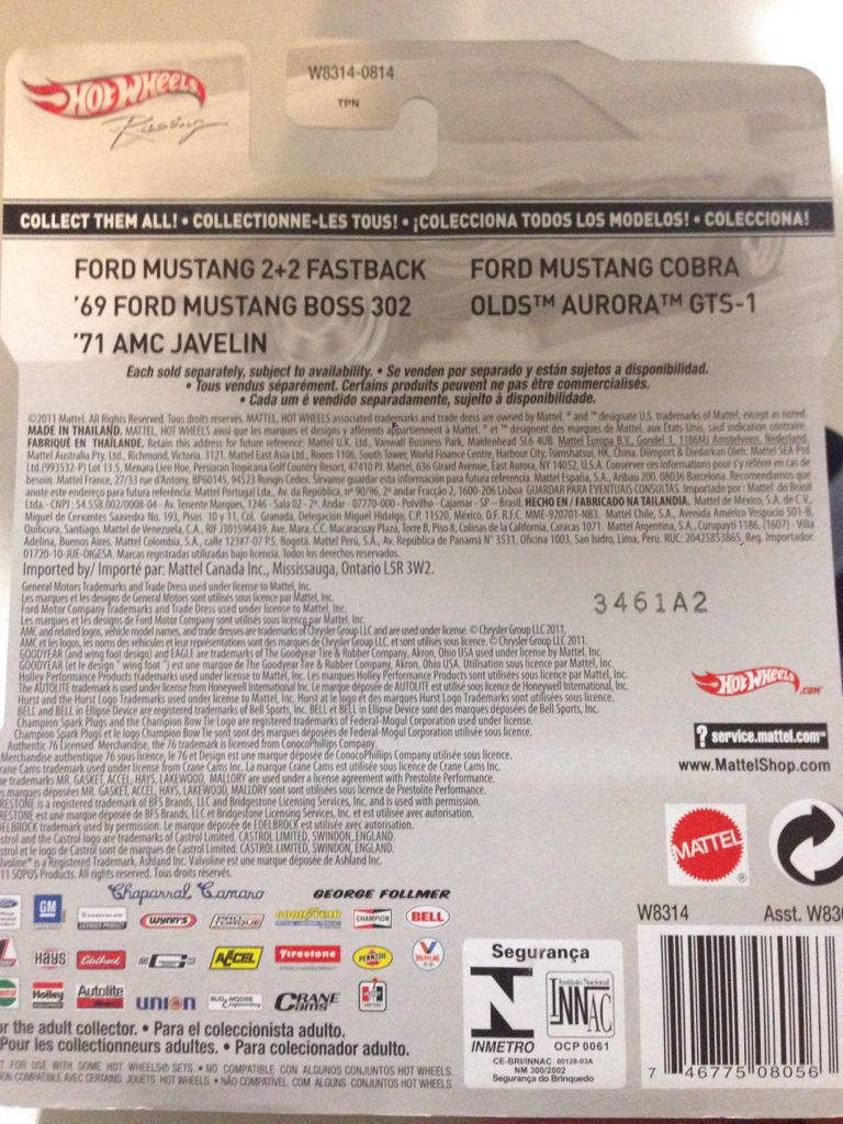 ‘71 AMC Javelin - 2018 - HW 50th Anniversary Favorites toy car collectible - Main Image 2