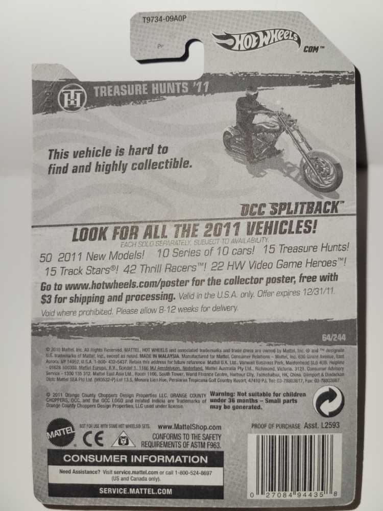 OCC Splitback - Treasure Hunts ’11 toy car collectible - Main Image 4