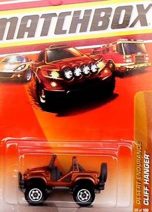 Cliff Hanger - Desert Endurance toy car collectible - Main Image 1