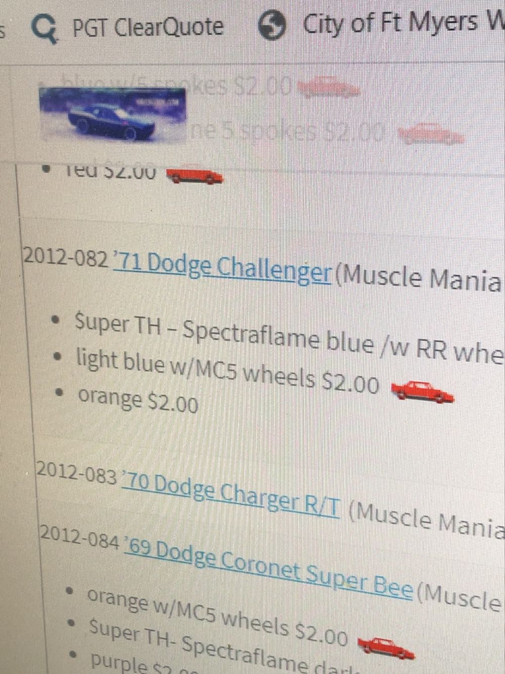 ’71 Dodge Challenger - 2011 HW Premiere toy car collectible - Main Image 3