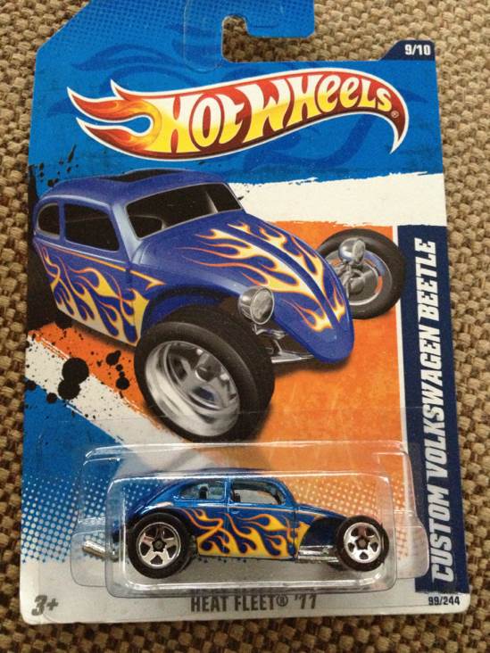 Custom Volkswagon Beetle - Heat Fleet ’11 toy car collectible - Main Image 2