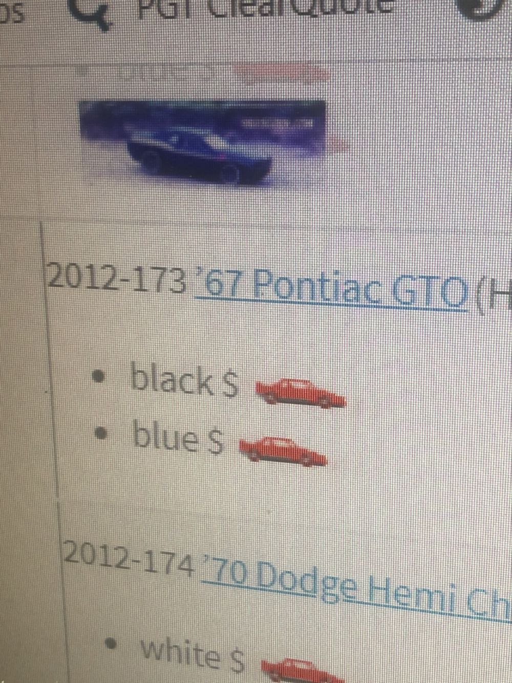 ’67 Pontiac GTO - HW Racing 2012 toy car collectible - Main Image 3