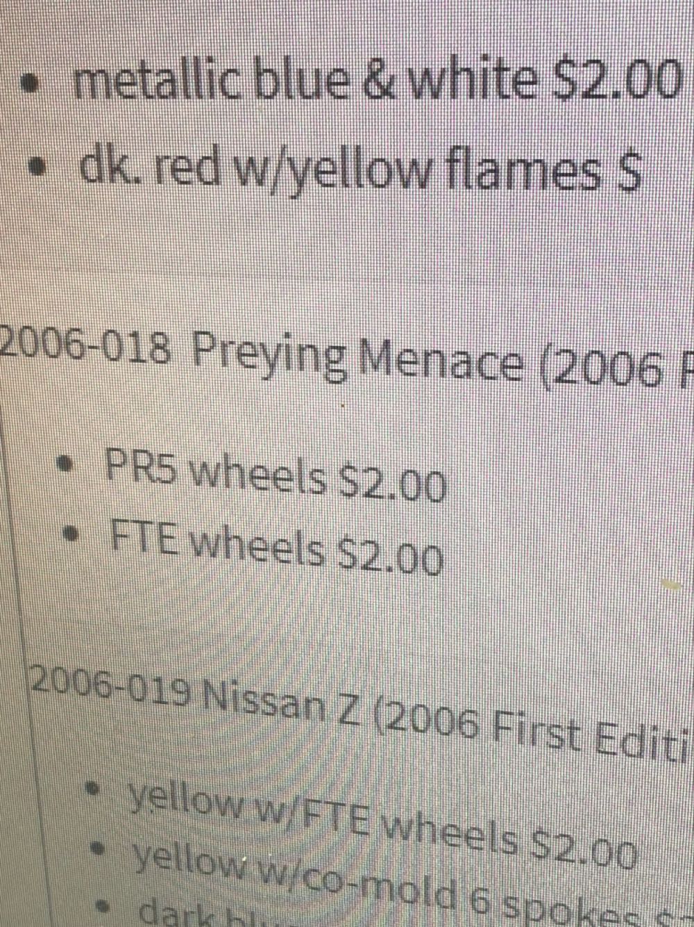 Preying Menace - 2006 First Editions toy car collectible - Main Image 3