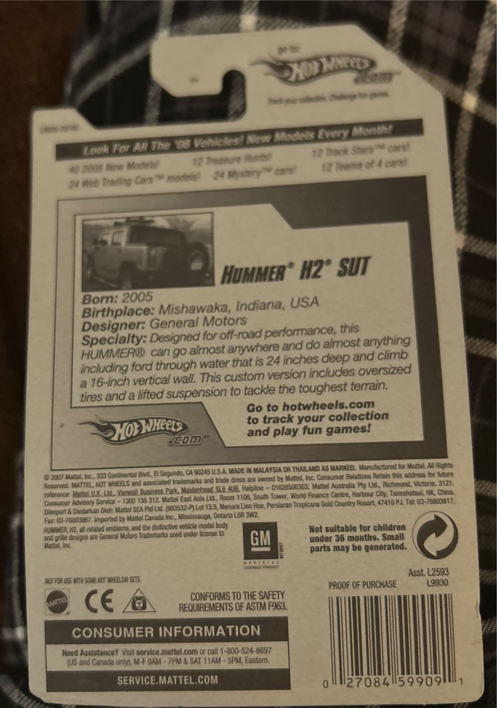 Hummer H2 SUT - 2008 New Models toy car collectible - Main Image 3