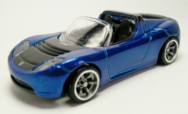 2008 Tesla Roadster - Hot Wheels toy car collectible - Main Image 2