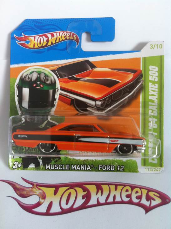 1964 Custom Galaxie 500 - HW Showroom: Heat Fleet toy car collectible - Main Image 2