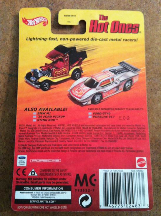 Ford GT40 - The Hot Ones toy car collectible - Main Image 2