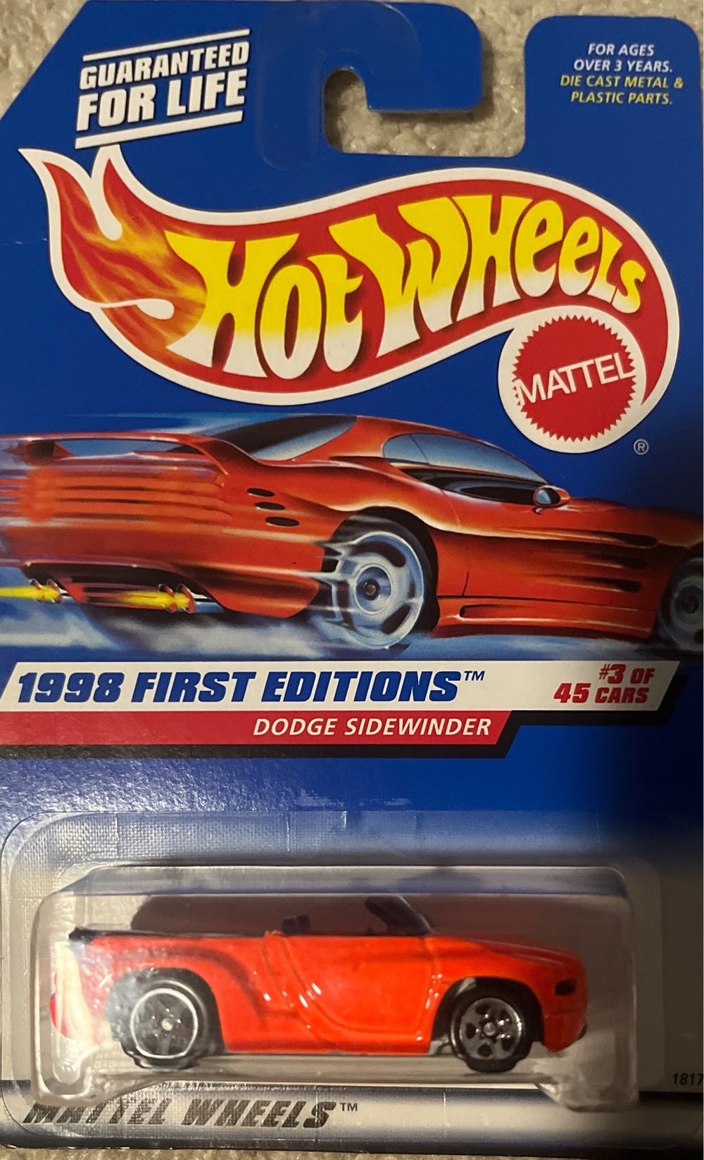 DODGE - Sidewinder - ERRORS toy car collectible - Main Image 3