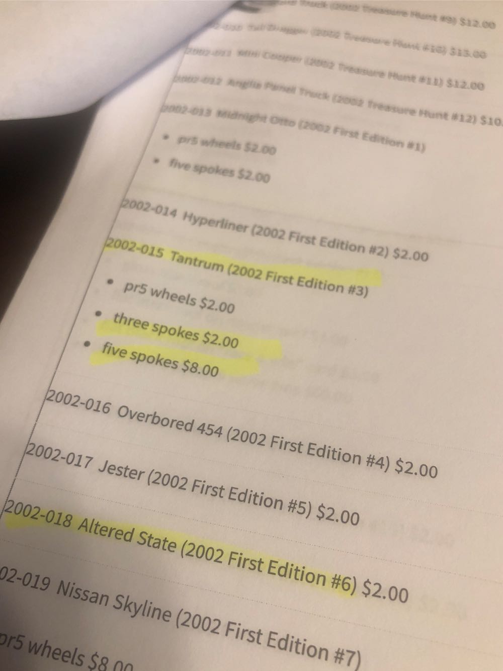 Tantrum - 2002 First Editions toy car collectible - Main Image 3