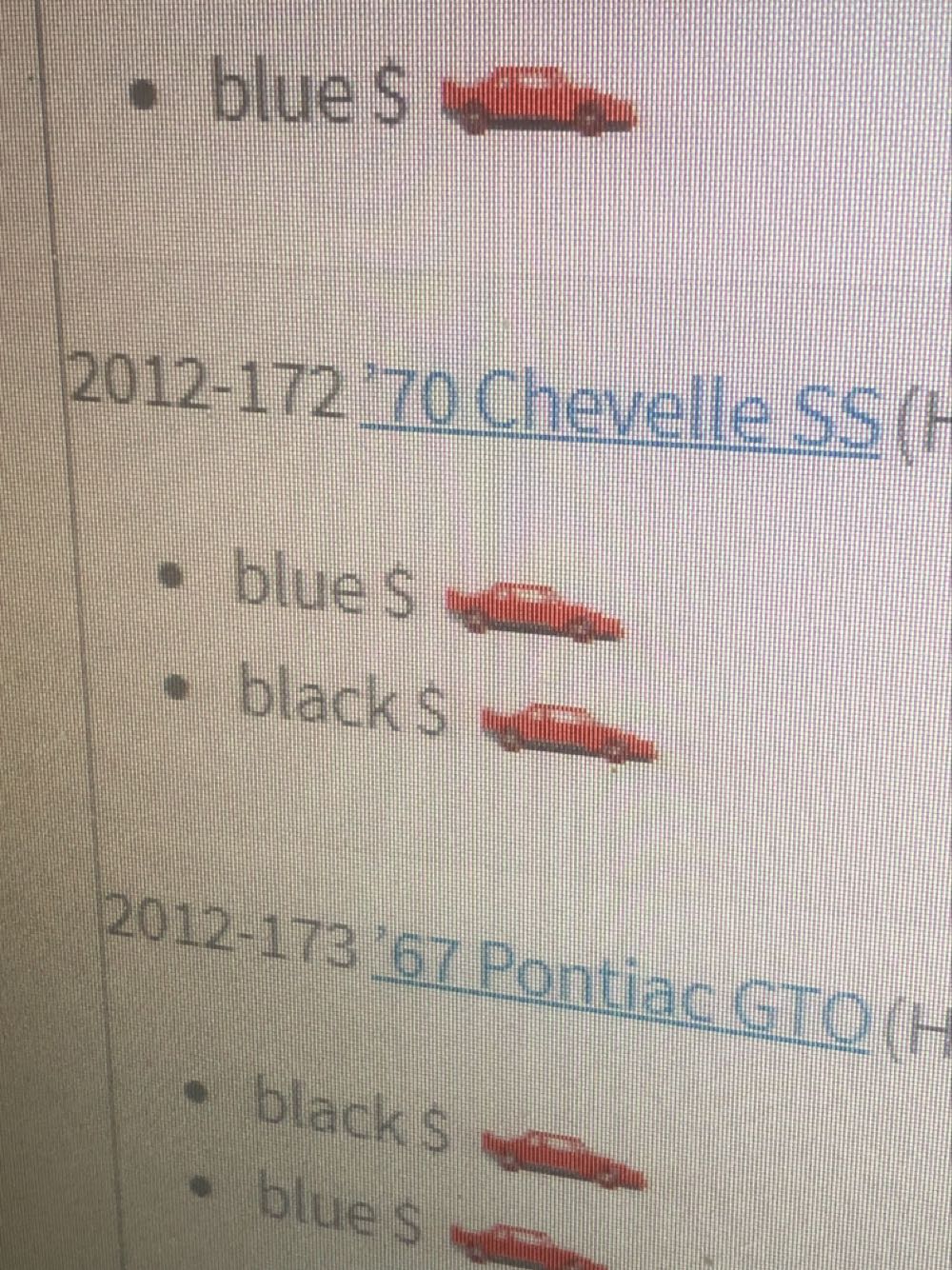 ’70 Chevelle SS - HW Racing ’12 toy car collectible - Main Image 3