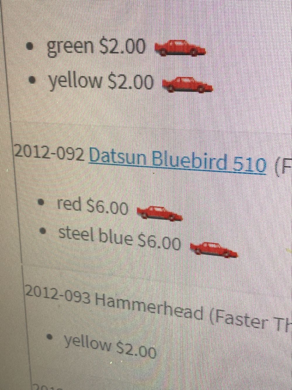 Datson Bluebird 510 - Faster Than Ever ’12 toy car collectible - Main Image 3