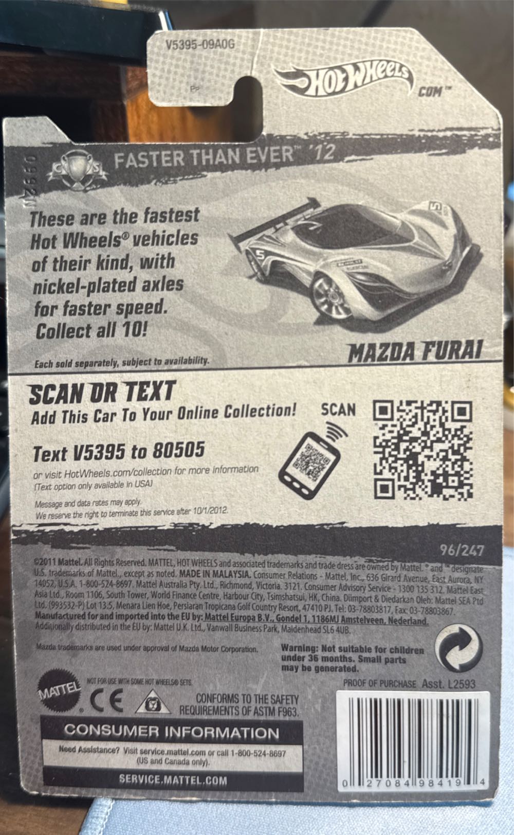 Mazda Furai (F.T.E.) - Faster Than Ever ’12 toy car collectible - Main Image 3