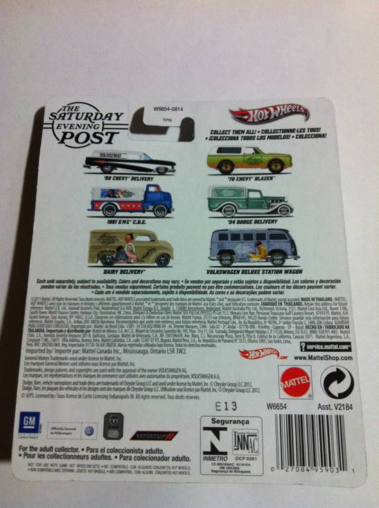 Dairy Delivery - Nostalgia - Saturday Evening Post toy car collectible - Main Image 2