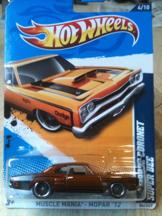 Super Th Dodge Coronet Superbee 1969 - 2012 Secret Super Treasure Hunt Series toy car collectible - Main Image 1