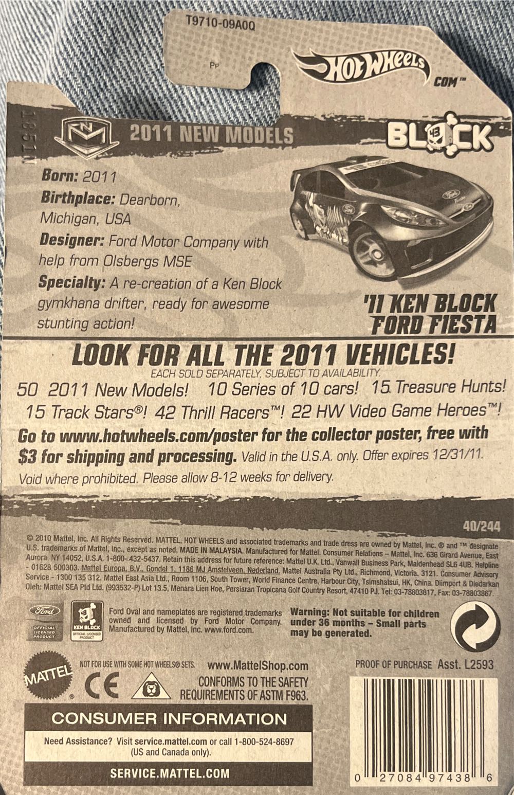 ’11 Ken Block Ford Fiesta - 2011 New Models toy car collectible - Main Image 2