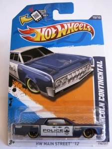 ’64 Lincoln Continental - HW Art Cars 2017 toy car collectible - Main Image 1