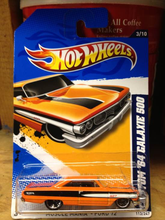 Custom ’64 Galaxie - Muscle Mania - Ford 12 toy car collectible - Main Image 2
