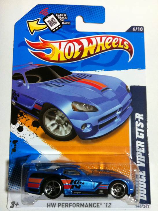 Dodge Viper GTS-R - HW Performance ’12 toy car collectible - Main Image 1
