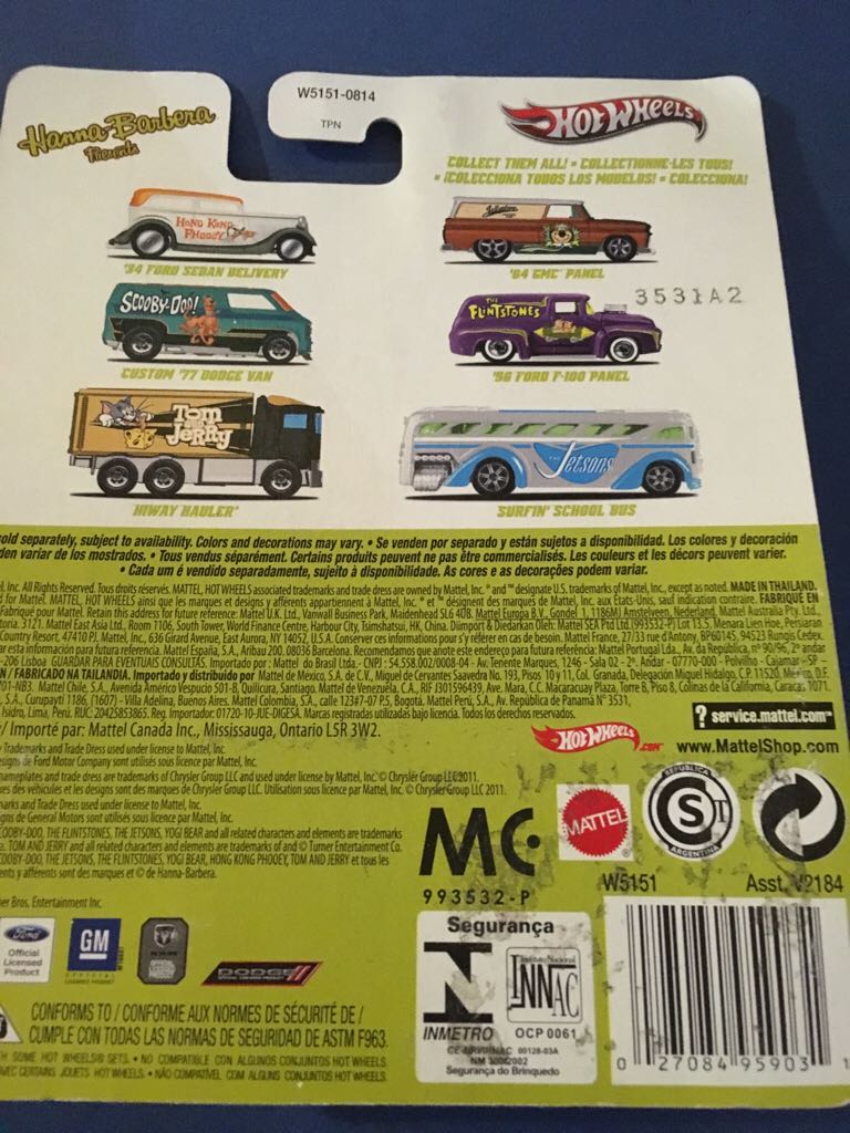 Nostalgic Brands 2012 Hanna Barbera Flintstones - Nostalgia Hanna-Barbera toy car collectible - Main Image 2