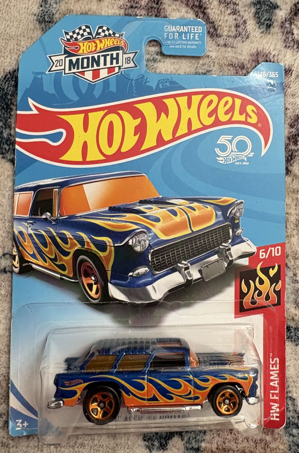 Chevy Nomad - 1955 - HW Flames toy car collectible - Main Image 2
