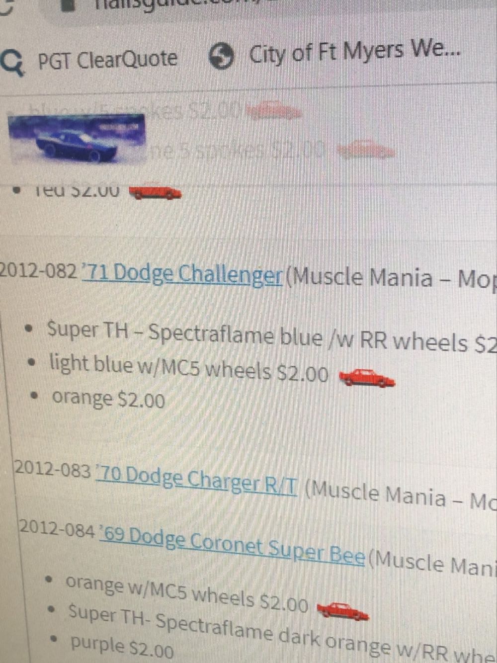 ’71 Dodge Challenger - Muscle Mania - Mopar ’12 toy car collectible - Main Image 3