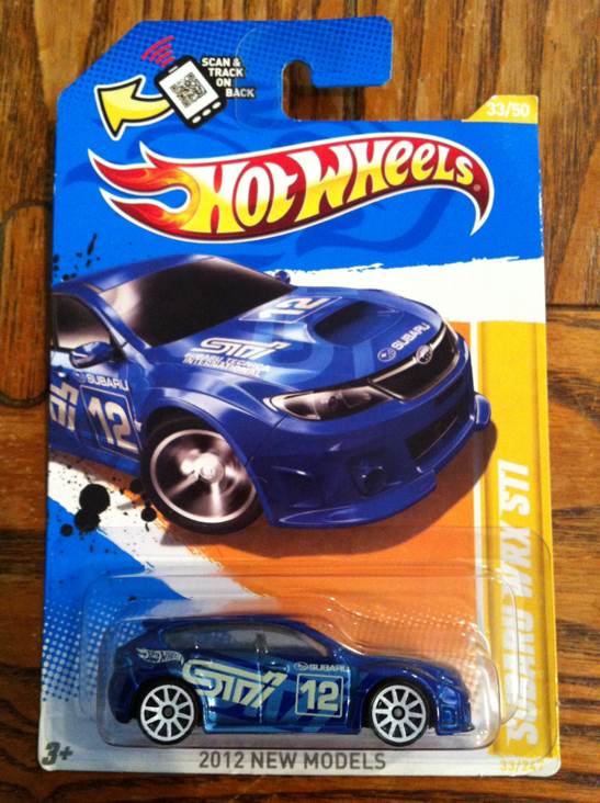 Subaru WRX STI - 2012 HW Premiere toy car collectible - Main Image 1
