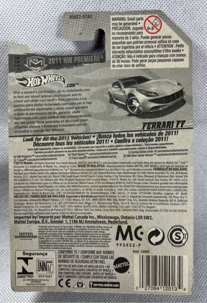 Ferrari FF - 2011 New Models toy car collectible - Main Image 2