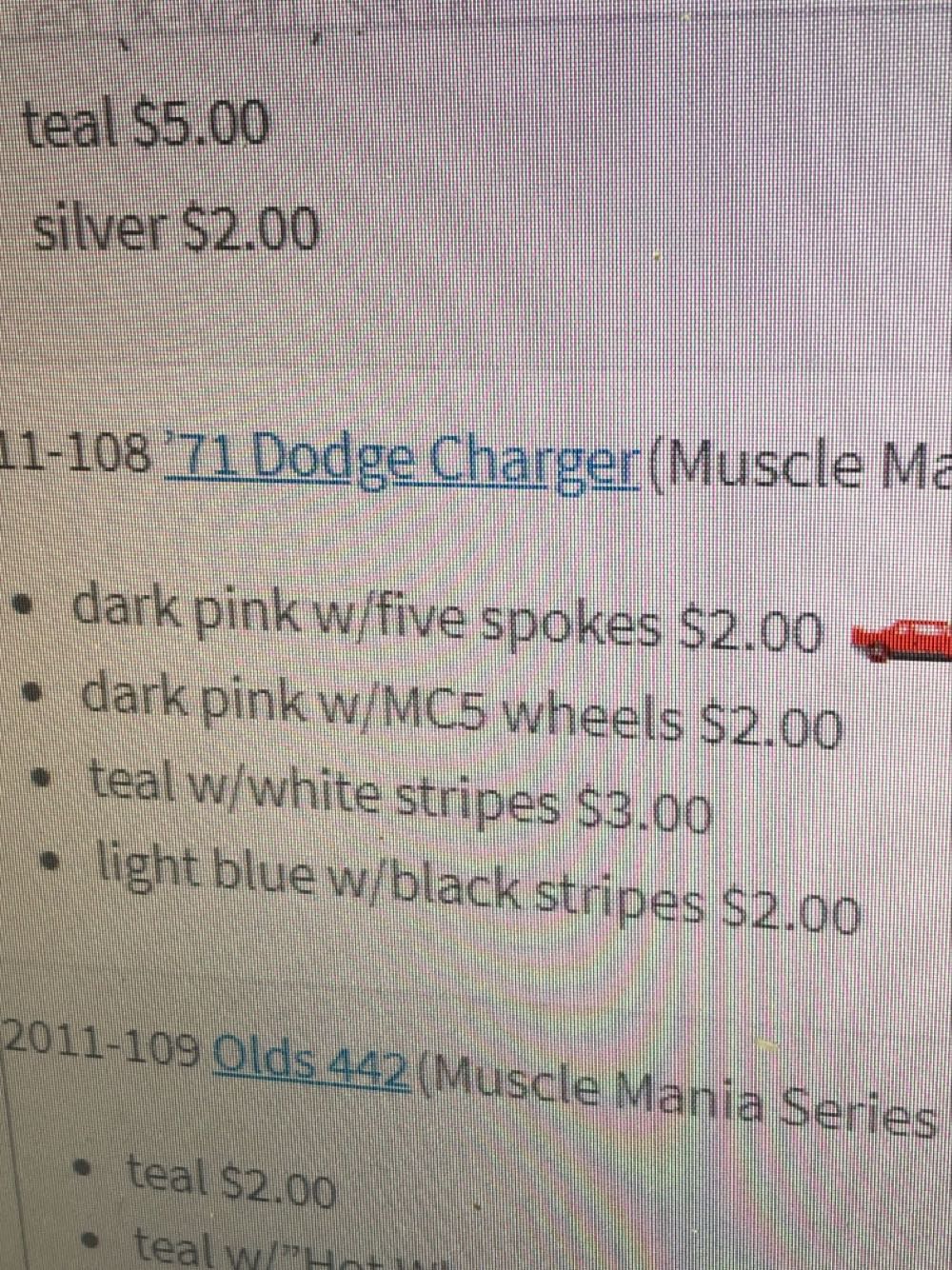 ’71 DODGE CHARGER - Muscle Mania 11 toy car collectible - Main Image 3