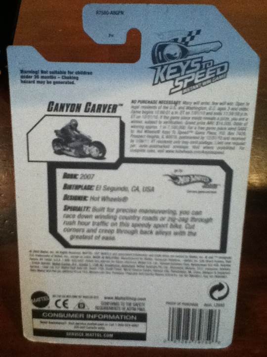 Canyon Carver - 2010 HW Racing toy car collectible - Main Image 2