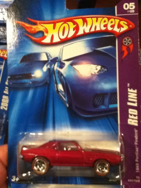 1969 Pontiac Firebird - Red Line Series toy car collectible - Main Image 1