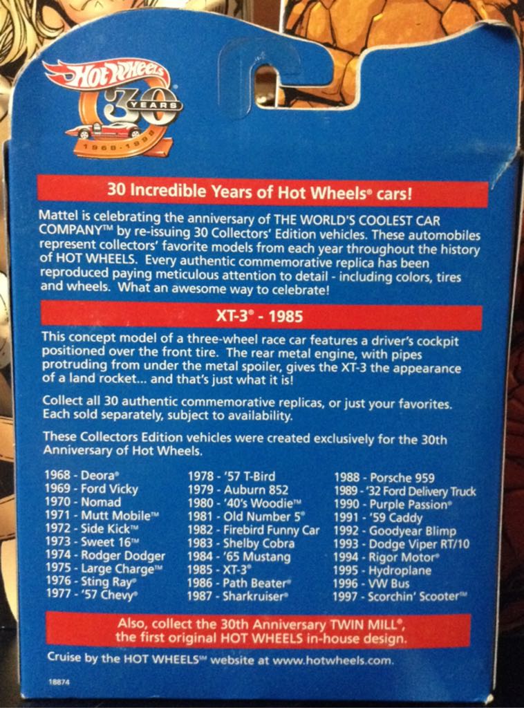 XT-3 - 30th Anniversary toy car collectible - Main Image 2