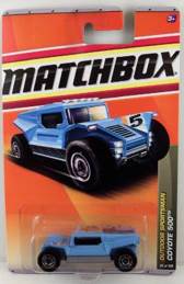 *”Coyote 500”, Lt Blue, ’Dragon #5’ - Matchbox: Outdoor Sportsman toy car collectible - Main Image 1