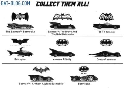 Batmobile BATMAN - Batmobiles Serie toy car collectible - Main Image 2