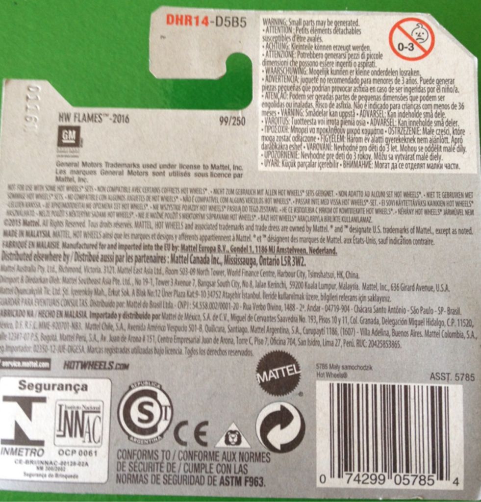 ’65 Pontiac GTO - HW Flames toy car collectible - Main Image 2