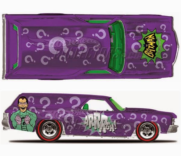 ’70 Chevelle Delivery - 2015 Pop Culture - Batman Classic TV Series toy car collectible - Main Image 2