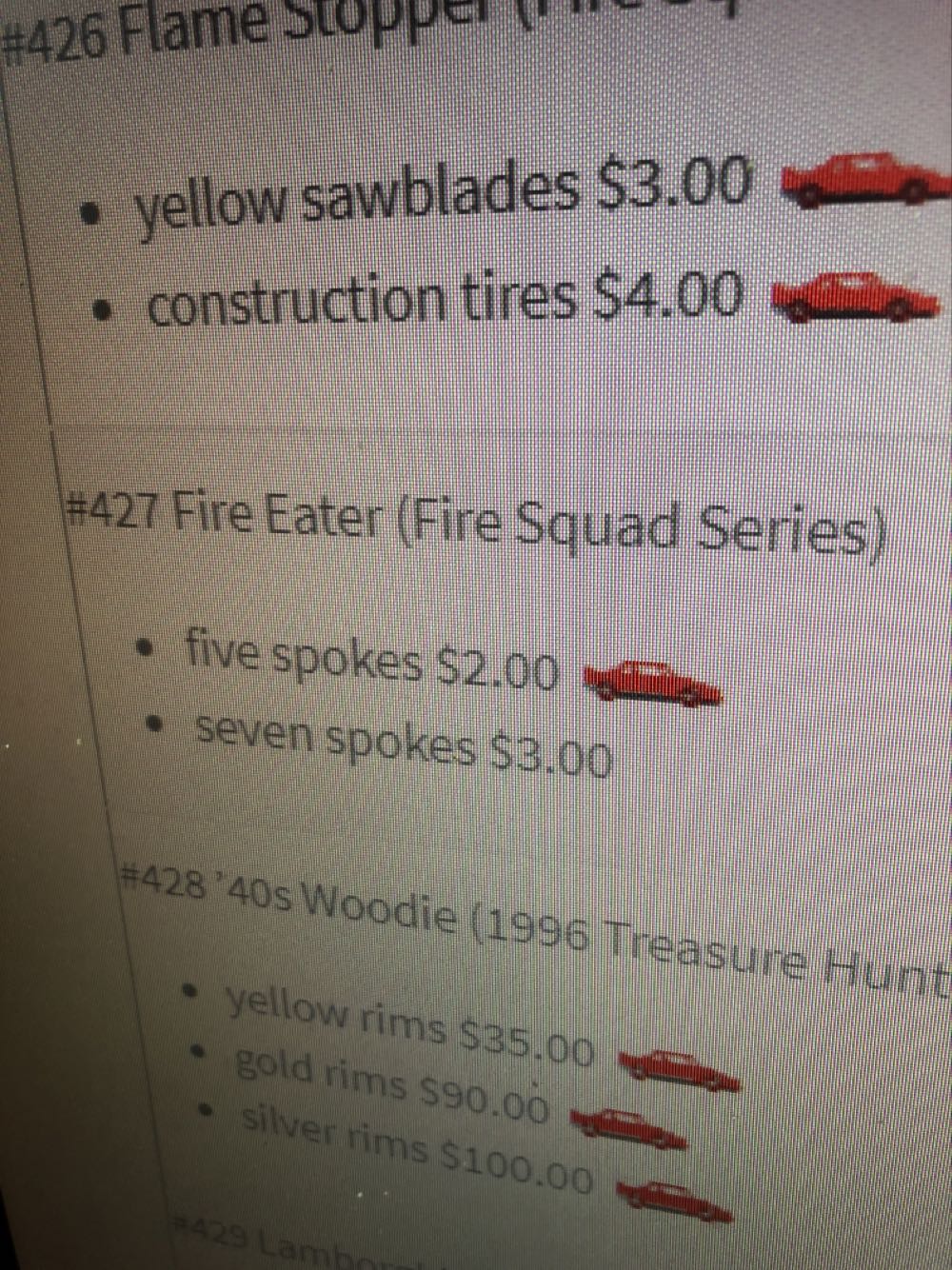 Fire Eater - Fire Squad Series toy car collectible - Main Image 3