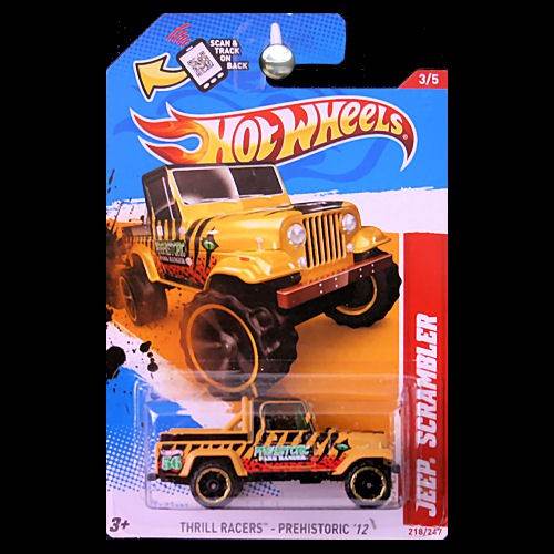 Jeep Scrambler - 2012 Thrill Racer - Prehistoric toy car collectible - Main Image 2