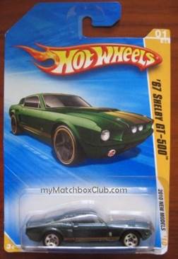 1967 Ford Mustang Shelby GT-500  toy car collectible - Main Image 1