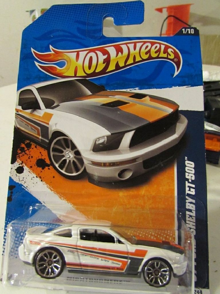 ’07 Ford Shelby Gt 500 With Stickers Underneath - ’11 Nightburnerz toy car collectible - Main Image 2