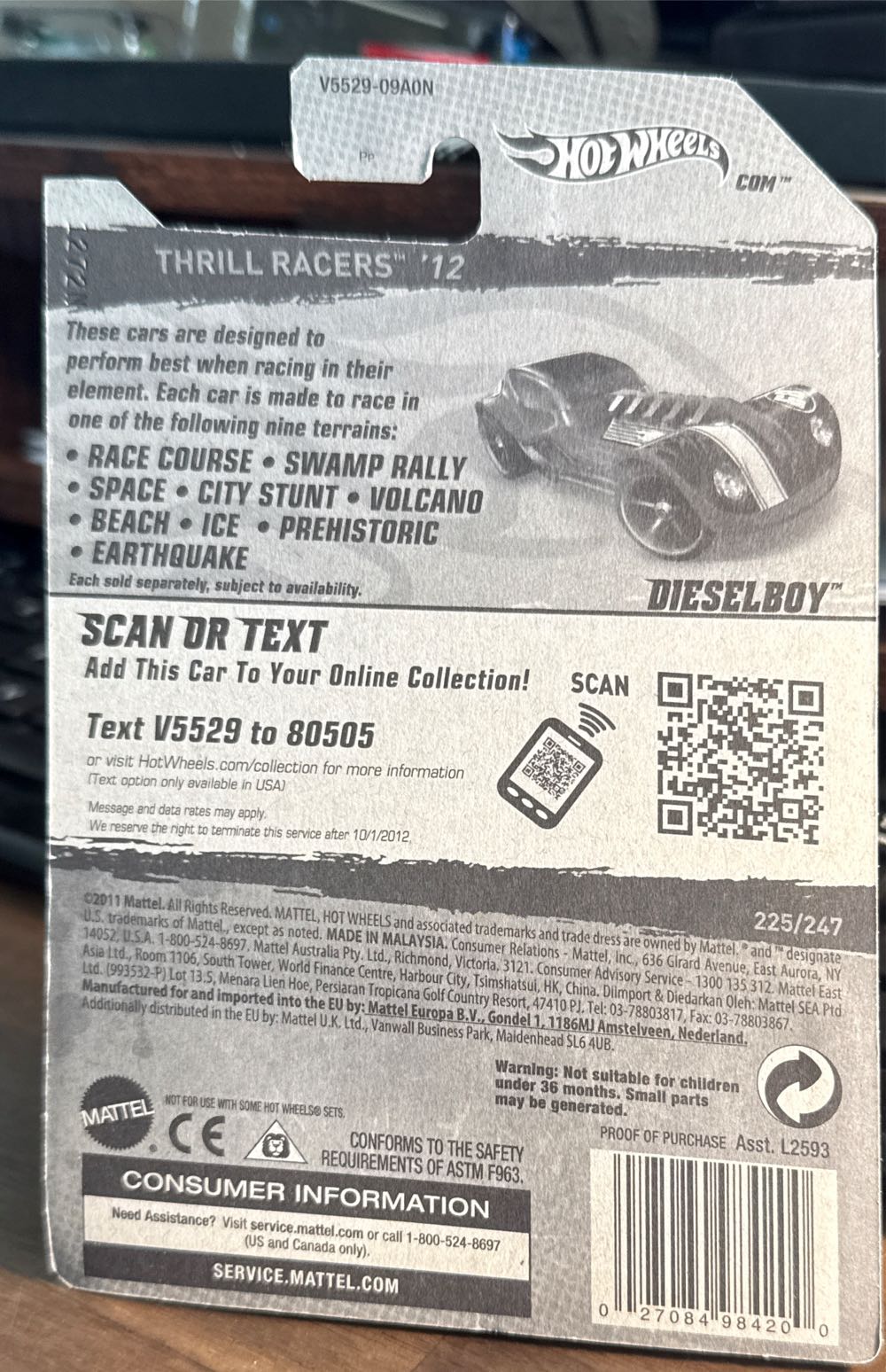 Dieselboy - Thrill Racers - Earthquake toy car collectible - Main Image 3