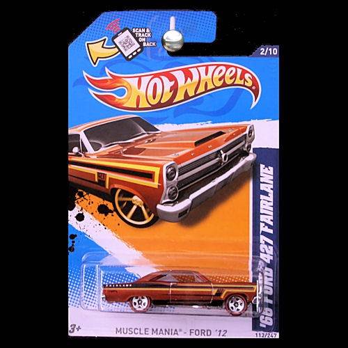 1966 Ford 427 Fairlane - Muscle Mania: Ford toy car collectible - Main Image 2