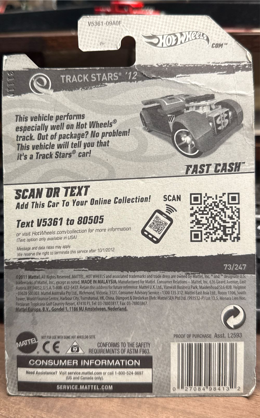 Fast Cash ‘10 - TRACK STARS 12 toy car collectible - Main Image 4