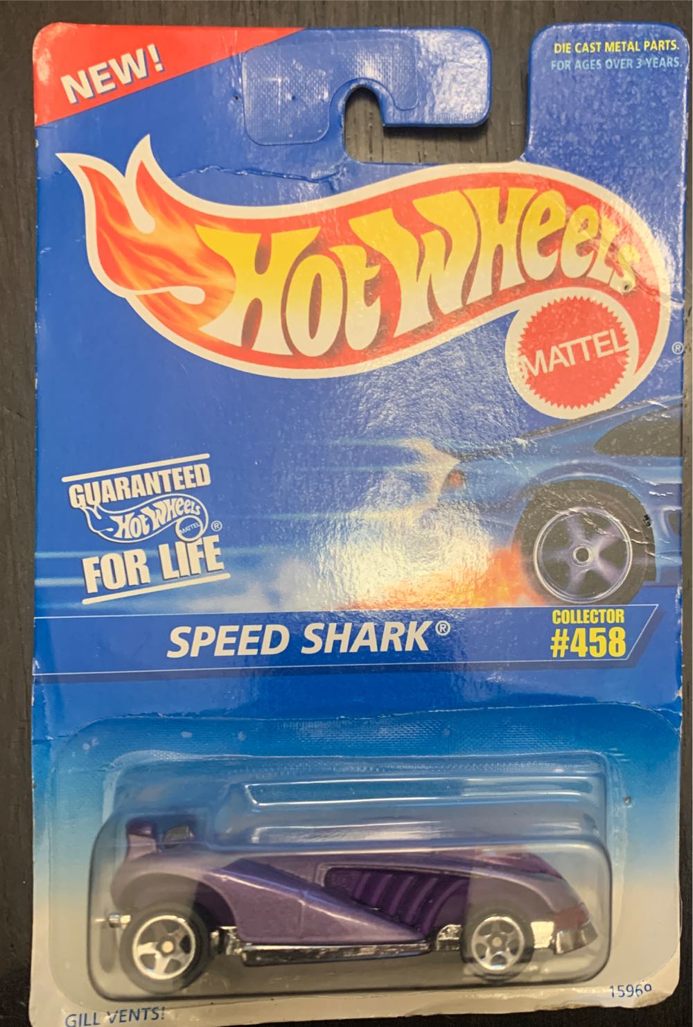 Speed Shark #458 - Mainline toy car collectible - Main Image 2